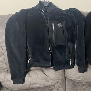 MOUNTAIN HARDWEAR men’s fleece jacket black sz M